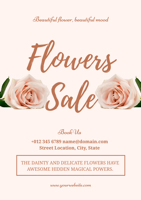 light-pink-rose-flower-poster