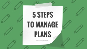 manage plans