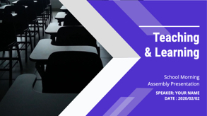 school assembly presentation