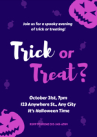 unique halloween invitation