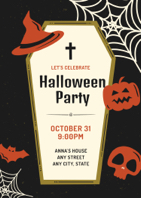 pumpkin skull halloween