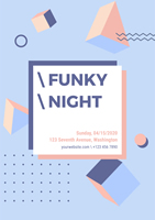 geometrical-funky-night-poster