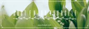 green leaf email header