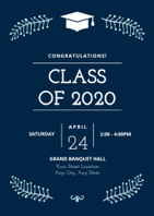 simple graduation invitation