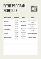 event-program-schedule