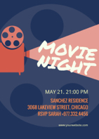 movie night invitation
