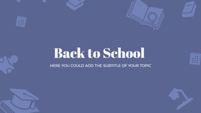 back to school presentation